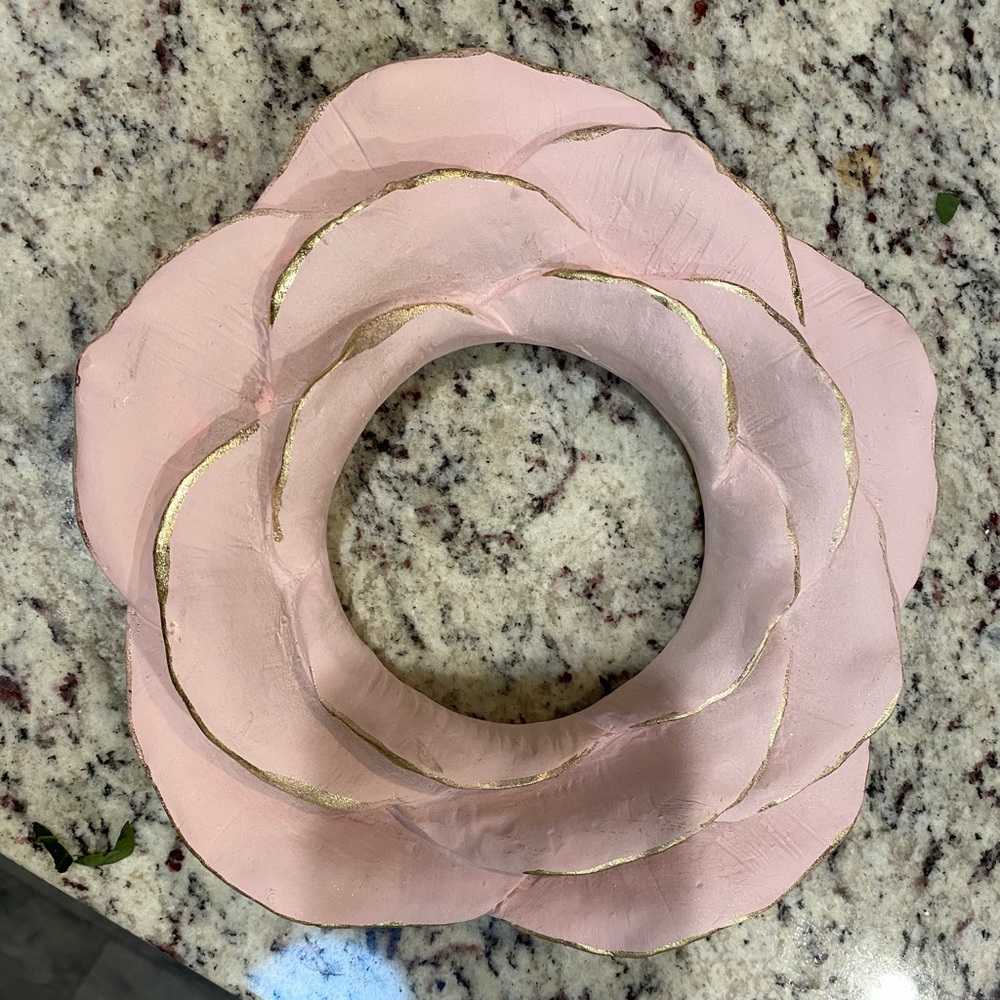 Flower frame with missing glass